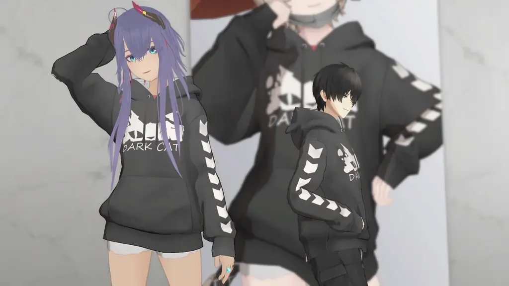 YOYOGI MORIより新作3Dモデル「DARK CAT WITCH」「DARK CAT UNWELL」発表 画像 10