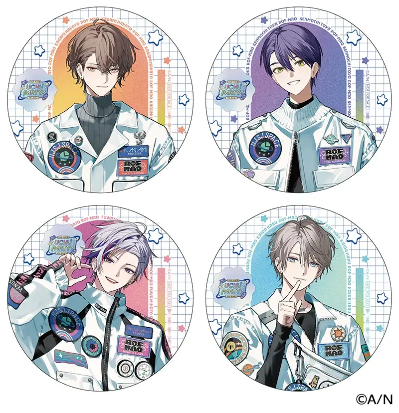 「にじさんじ」所属VTuberユニット・ROF-MAOの結成4周年を記念したフェアが、全国アニメイトで11月1日から開催！　撮りおろしビジュアルを使用した商品の販売や、オンリーショップなどの実施も!! 画像 2
