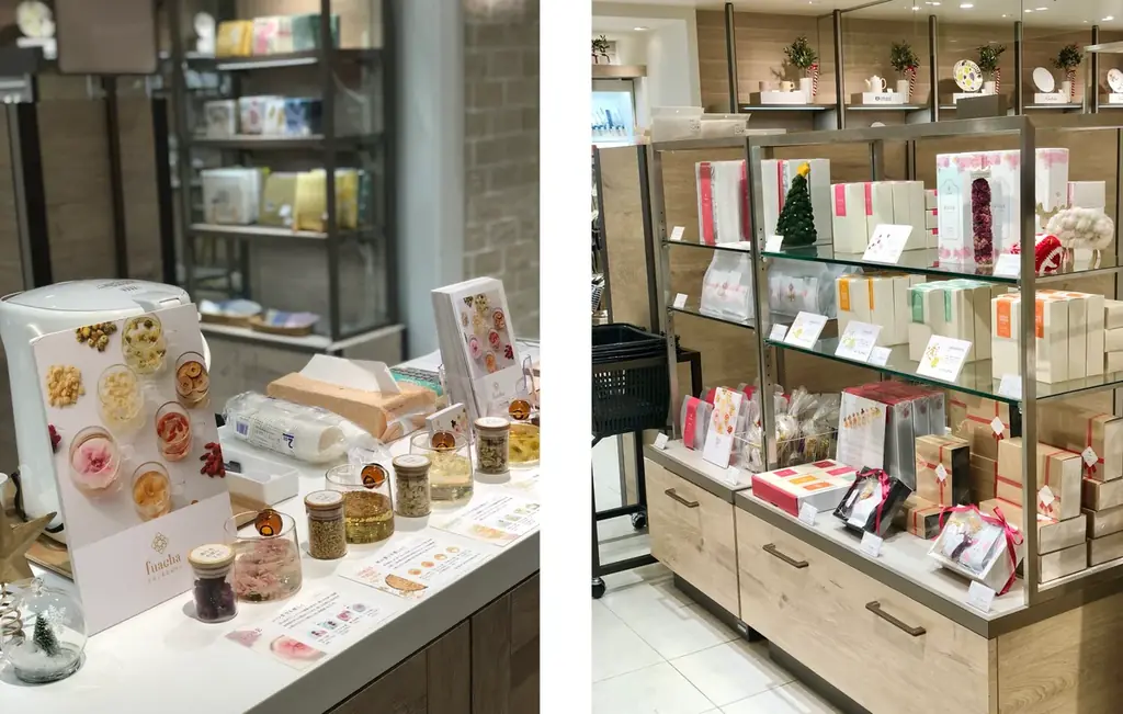 10月29日（水）～11月4日（火）【大丸神戸店】７Fにて期間限定販売。～fuacha～五感で楽しむ花と果実のお茶 画像 2