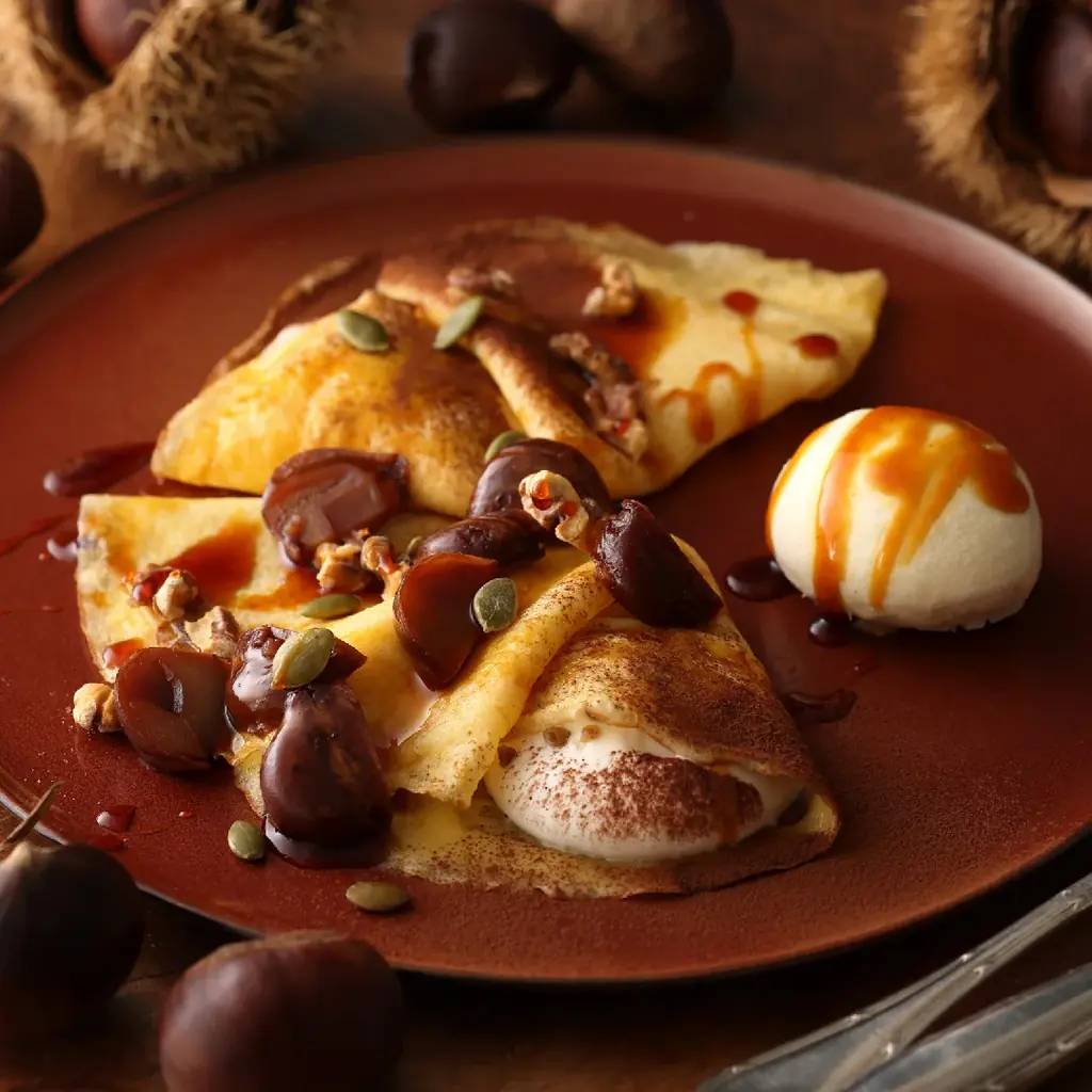 【キハチ カフェ】“モンブランケーキ”を7層仕立てのパフェにした新作「スペシャル モンブランパフェ」など、個性豊かな栗スイーツが揃う「マロンスイーツフェア」を開催 画像 8