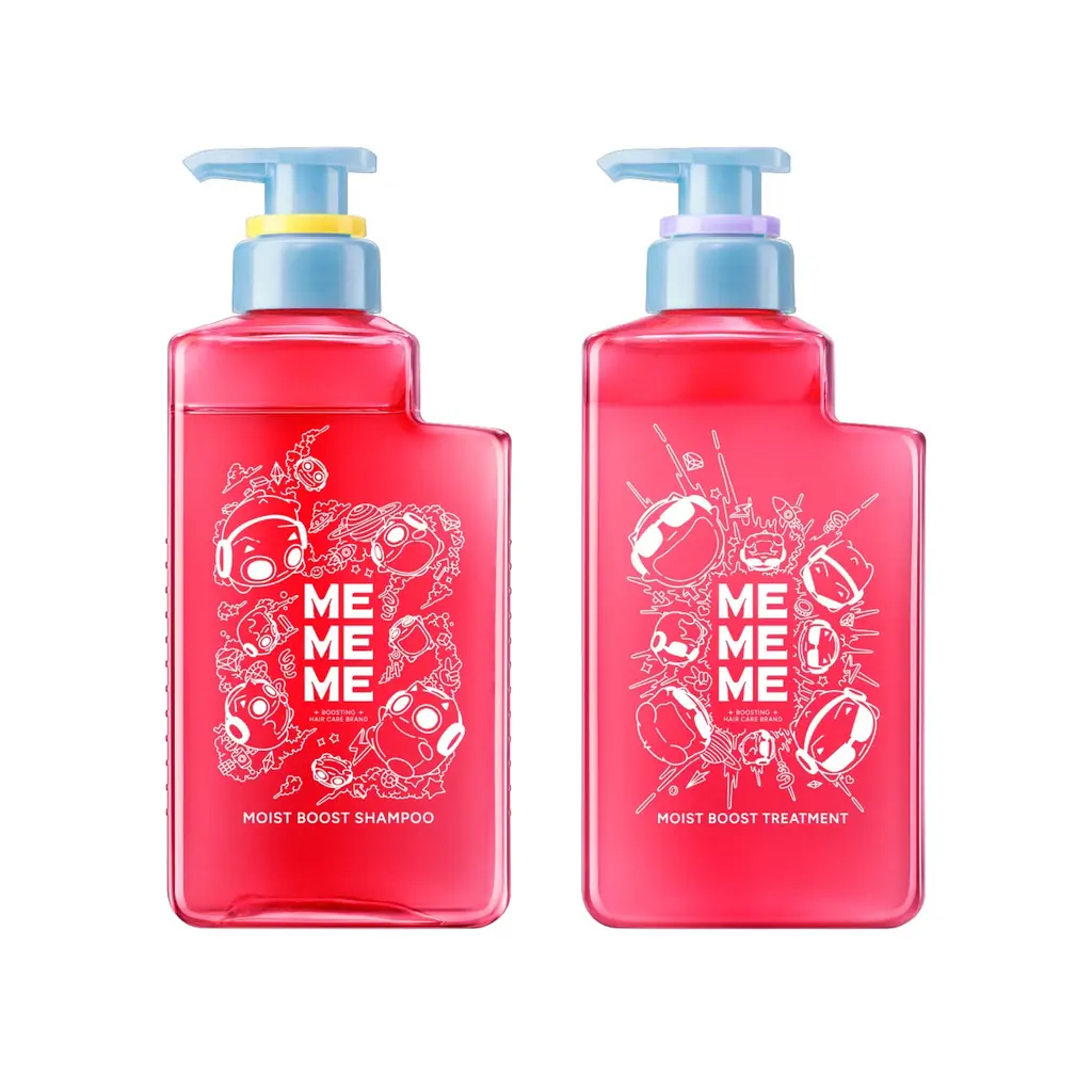 花王の新ヘアケアブランド「MEMEME」とブルーハムハムが初コラボ！特別デザインボトルセットが11月8日より全国で数量限定発売 画像 3