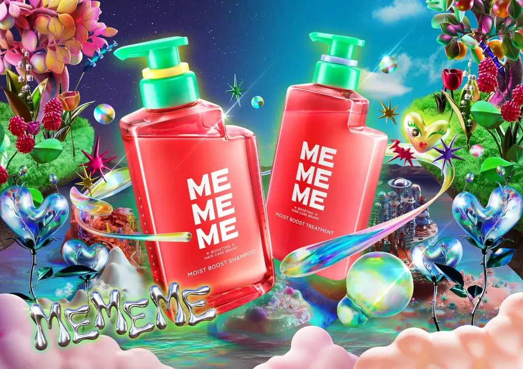 花王の新ヘアケアブランド「MEMEME」とブルーハムハムが初コラボ！特別デザインボトルセットが11月8日より全国で数量限定発売 画像 6