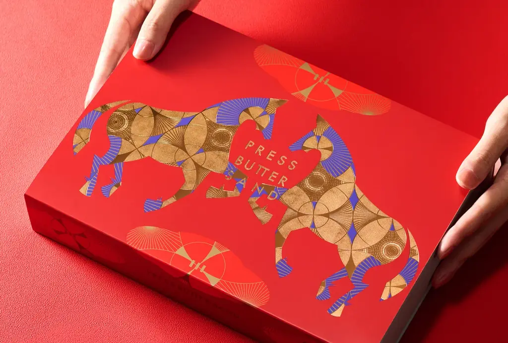 【数量限定】毎年人気！ファンも注目する新春BOX｜2026年の干支“午”のデザインで登場！お年賀にもおすすめ　PRESS BUTTER SAND「干支シリーズ」特別パッケージ 画像 3