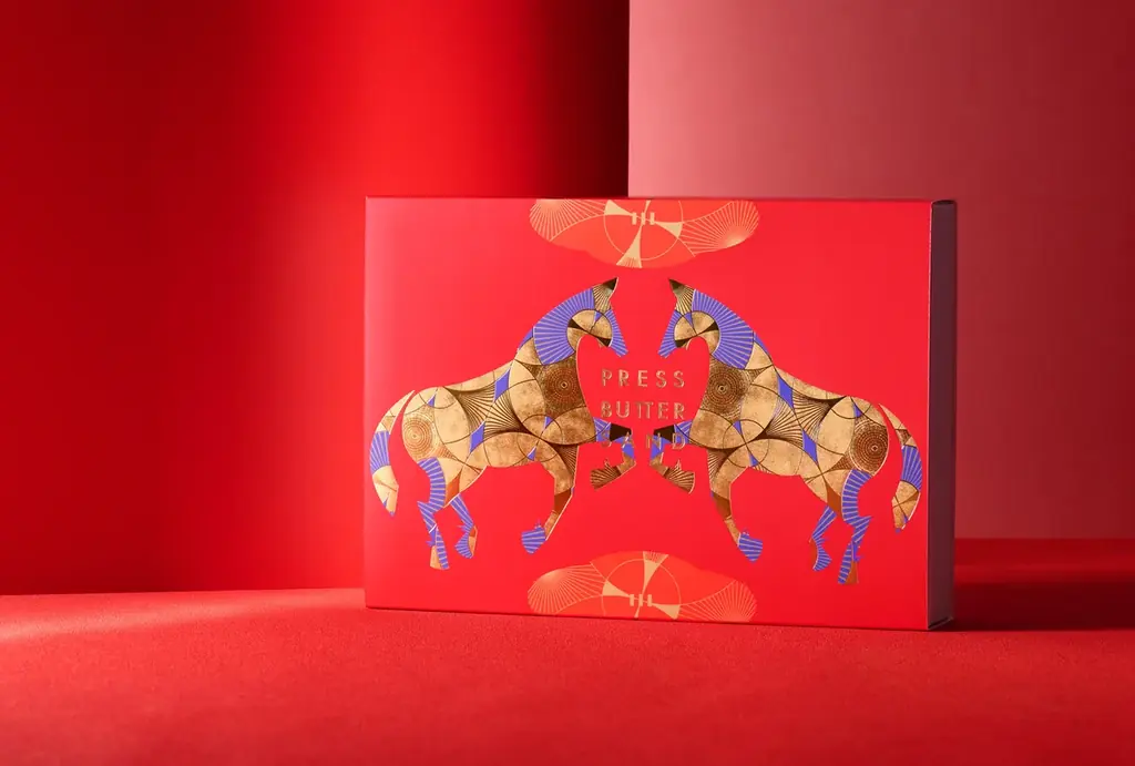 【数量限定】毎年人気！ファンも注目する新春BOX｜2026年の干支“午”のデザインで登場！お年賀にもおすすめ　PRESS BUTTER SAND「干支シリーズ」特別パッケージ 画像 4