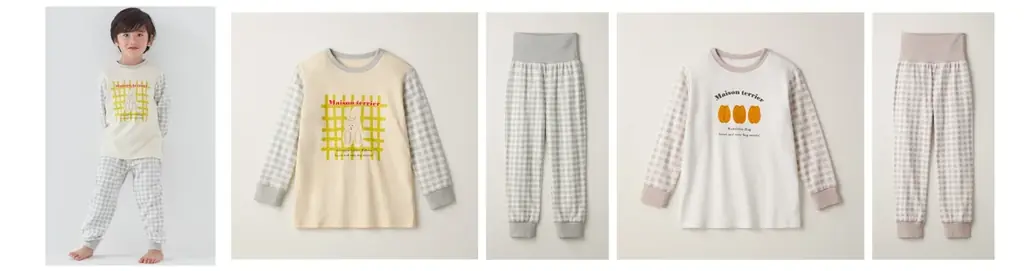 犬モチーフのお菓子で話題の「メゾン・テリア」とのコラボレーション第二弾にシリーズ初の子ども服が登場「犬の日」の11月1日に3アイテムを販売開始 画像 4