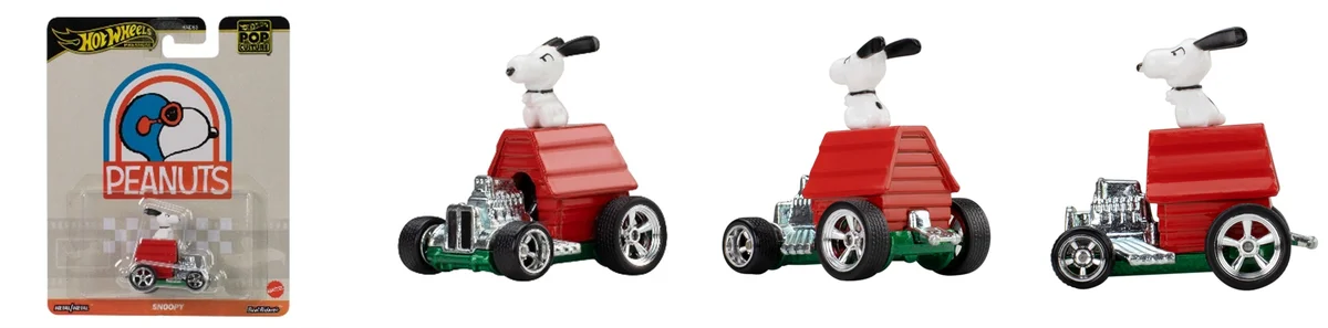 世界No.1*のミニカーブランド Hot Wheels（ホットウィール）「ホットウィール ポップカルチャー」シリーズより「クアドラ ターボ-RV-テック」「スヌーピー」が11月下旬に登場！ 画像 3