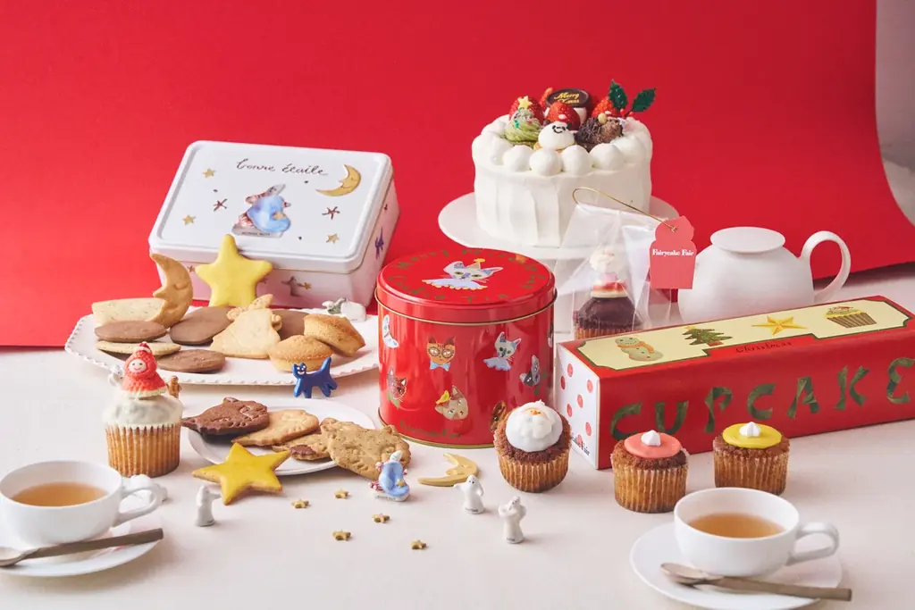 フェアリーケーキのクリスマス2025　寄付つきネコクッキー登場