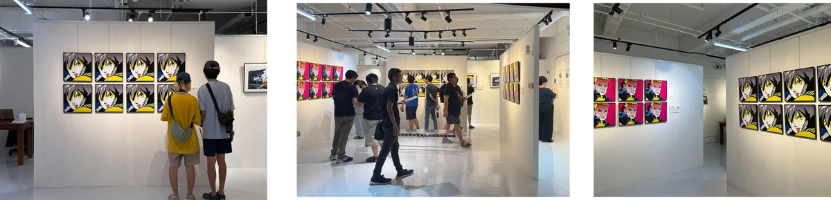 『攻殻機動隊 S.A.C.』とGAAATがタッグを組み“現代アート”へ世界初の取り組み『攻殻機動隊 S.A.C.』MCA海外巡回販売展が世界で大好評、販売数はすでに数十点超、各地で連日盛況 画像 6