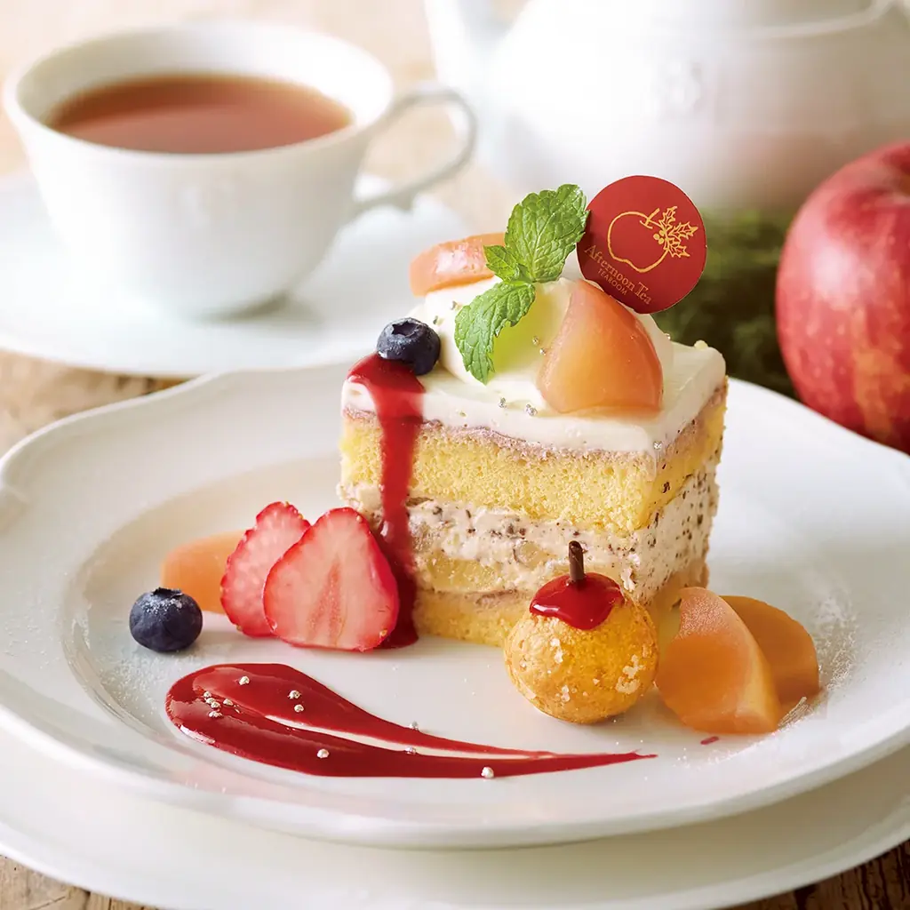 【Afternoon Tea】甘くジューシーなりんごスイーツ、華やかな香りのアップルティーを新発売！クリスマスリースを描いた限定パッケージのアドベントカレンダーや「りんごのシュトーレン」も登場 画像 7
