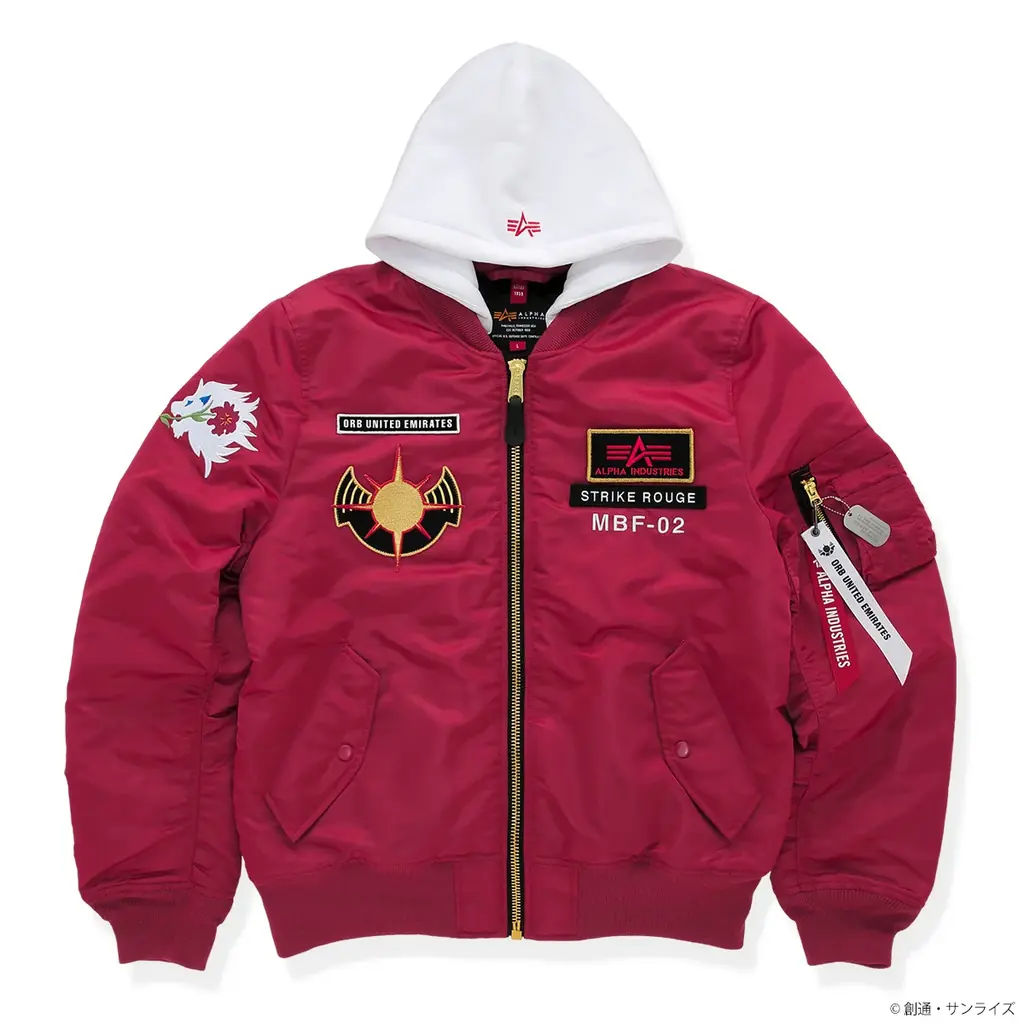 『機動戦士ガンダムSEED FREEDOM』から、ALPHA INDUSTRIESとのコラボによる、新作フライトジャケットMA-1 NATUSが登場、アクリルスタンドプレゼントキャンペーンも実施！ 画像 5