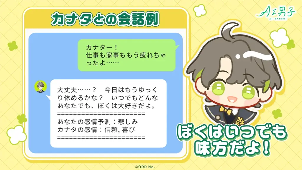 あなたに寄り添うAIキャラクタープロジェクト「AI男子」リリース記念「カナタと友だちサンキューキャンペーン」を開始！ 画像 4