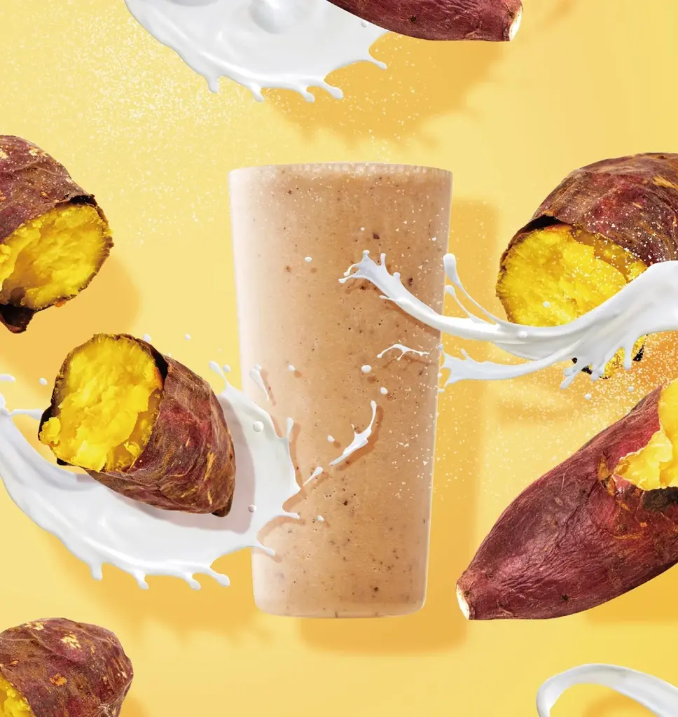 11/8発売　果汁工房果琳のやきいもミルク復活