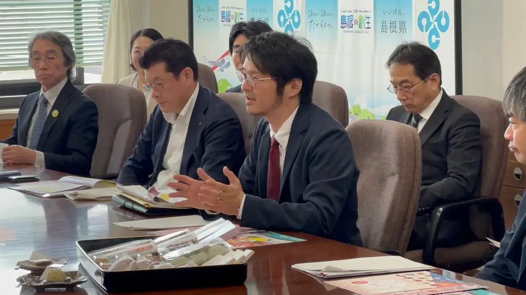 島根県知事を表敬訪問。あんこで地域をつなぐ全国初の２市町連携“ご当地あんこ菓子スタンプラリー”同時開催を報告 画像 3