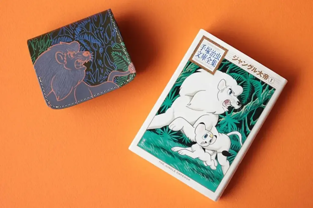 『ジャングル大帝』レオとパンジャがミニ財布に！革職人が上質なレザーを使いハンドメイド。11/3「まんがの日」に登場です。 画像 5