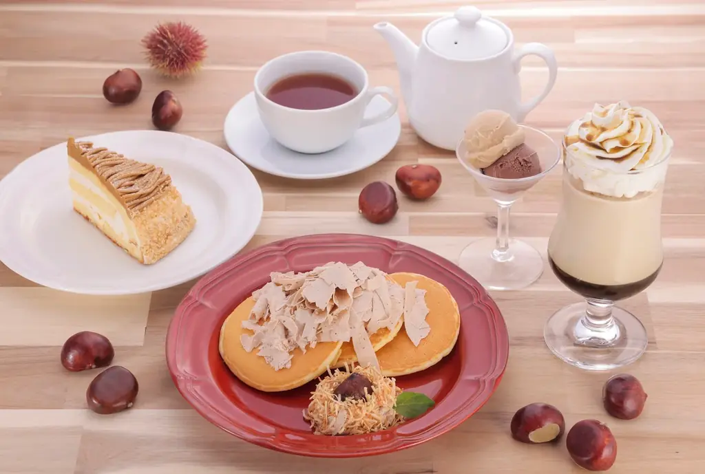 11/5開始 小さな森珈琲のマロンパンケーキ＆ほうじ茶ラテ