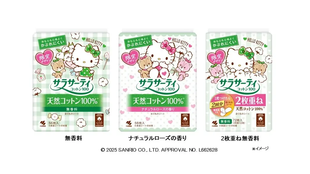 11月6日発売 ハローキティ限定パッケージのサラサーティ