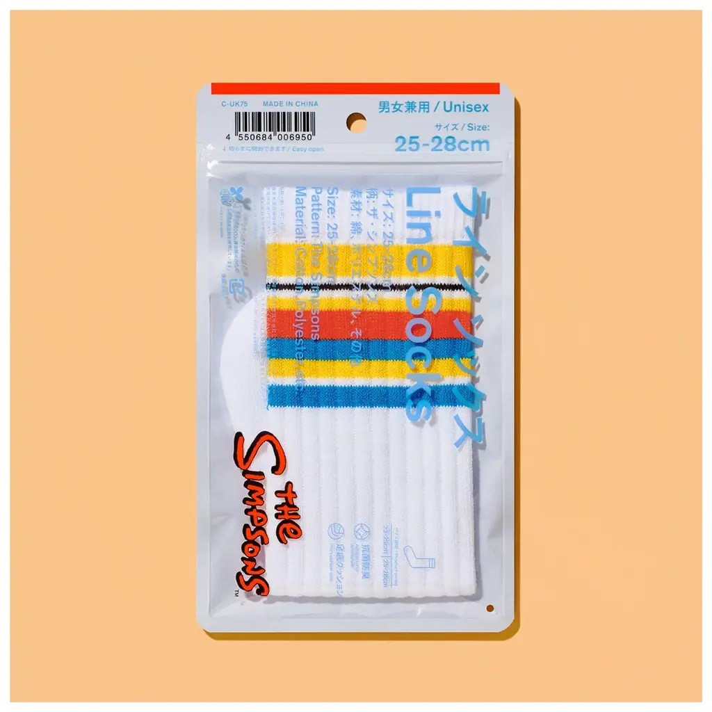 「コンビニエンスウェア」米国テレビ史上最長寿アニメーションシリーズ「ザ・シンプソンズ」のスウェット、ラインソックス、タオルインポーチが登場！～世界観をイメージしたオリジナルデザイン～ 画像 6