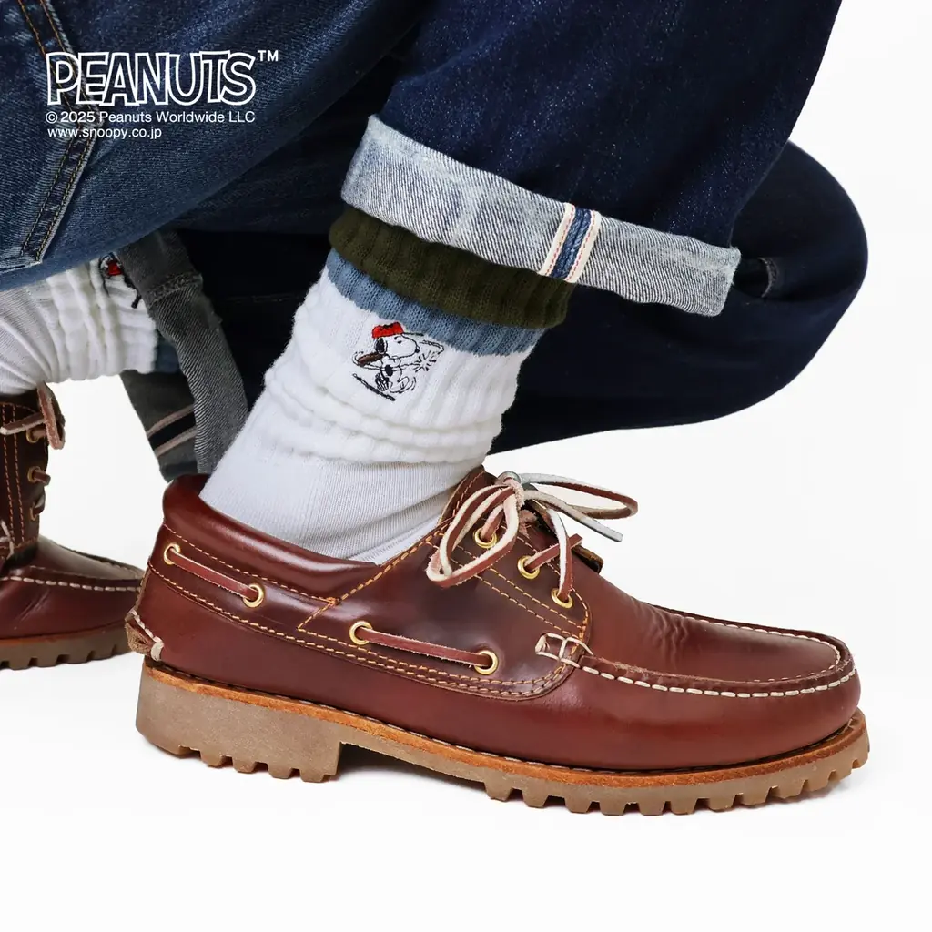 【SNOOPY】アメリカ４大スポーツをモチーフにしたリブソックス 画像 3