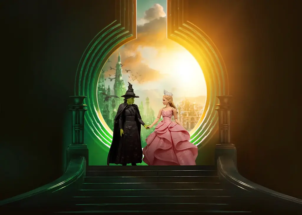 映画『ウィキッド ふたりの魔女』より「エルファバ」「グリンダ」がポージング自在のアクションフィギュアで登場！ 画像 2