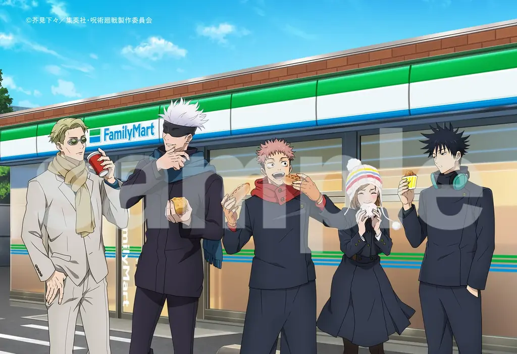 ファミマ×『呪術廻戦』コラボキャンペーン第二弾は『渋谷事変』特別ラッピング店舗が11月5日（水）渋谷にオープン~オリジナルアクスタや缶バッジの販売に5周年くじも展開~ 画像 7