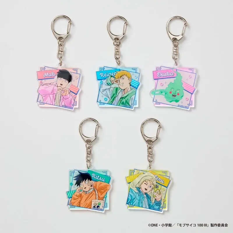 ShoPro MallにTVアニメ『モブサイコ100 Ⅲ』グッズが初登場！　“パステル秋冬コーデ”描きおろしシリーズ 画像 3