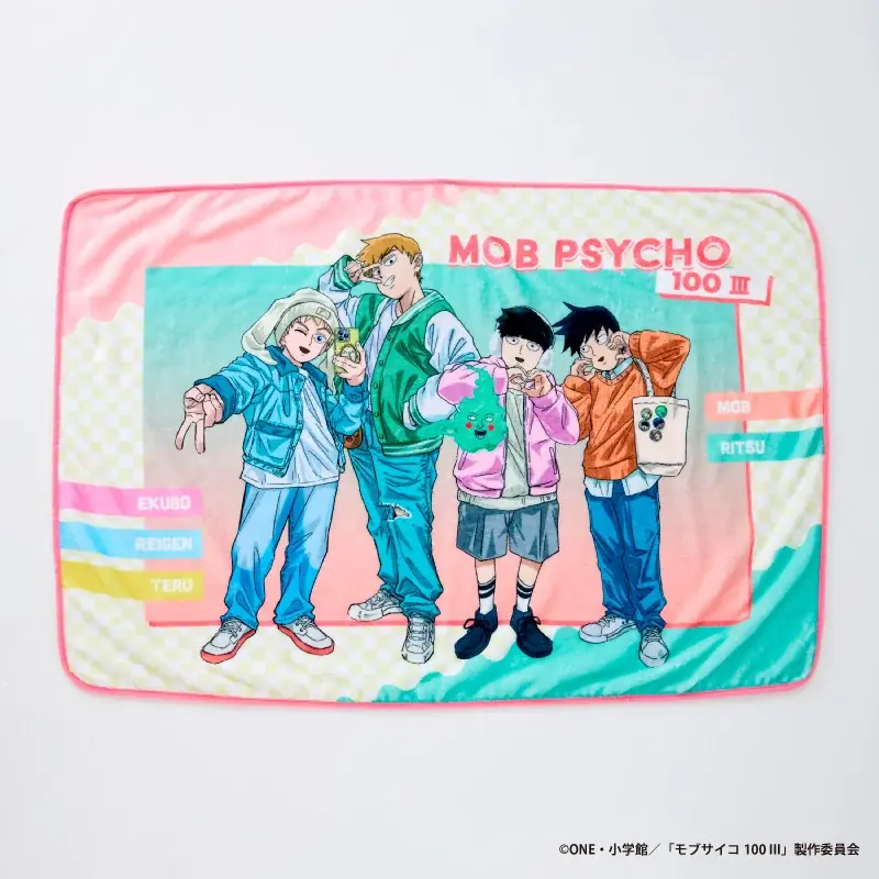 ShoPro MallにTVアニメ『モブサイコ100 Ⅲ』グッズが初登場！　“パステル秋冬コーデ”描きおろしシリーズ 画像 7