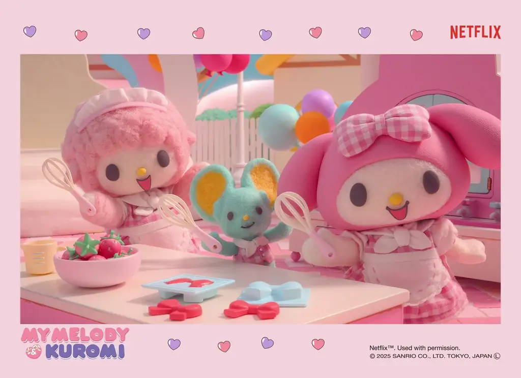 Netflixシリーズ「My Melody & Kuromi」のコンテンツプリントがセブン-イレブン店内マルチコピー機に登場 画像 2