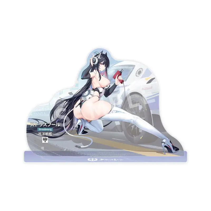 『アズールレーン』より、レースクイーン姿に身を包んだ「ストラスブール」がフィギュア化。あみあみ限定特典付きでご案内中。 画像 4