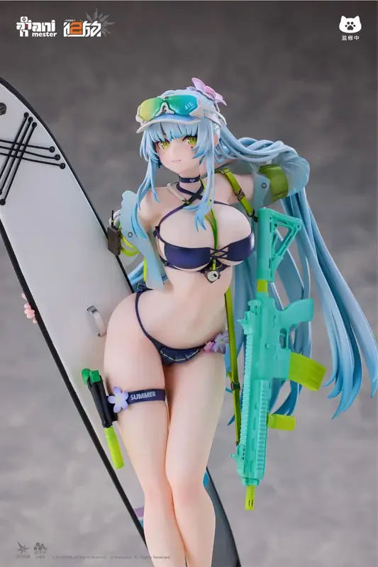 『ドールズフロントライン2』より、「クルカイ 蔚藍軌跡ver.」フィギュアが登場。あみあみにて予約受付中。 画像 8