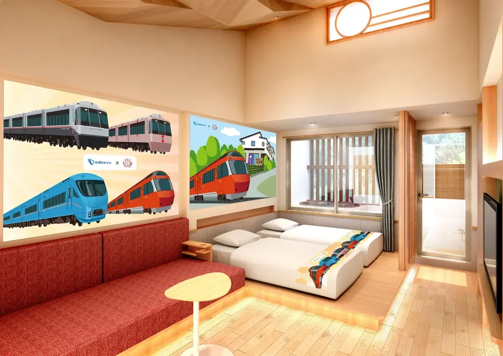 創業395年の箱根老舗旅館「一の湯」×「ロマンスカー」が仕掛ける「一泊2万円台」のコラボプラン　12月より期間限定発売 画像 2