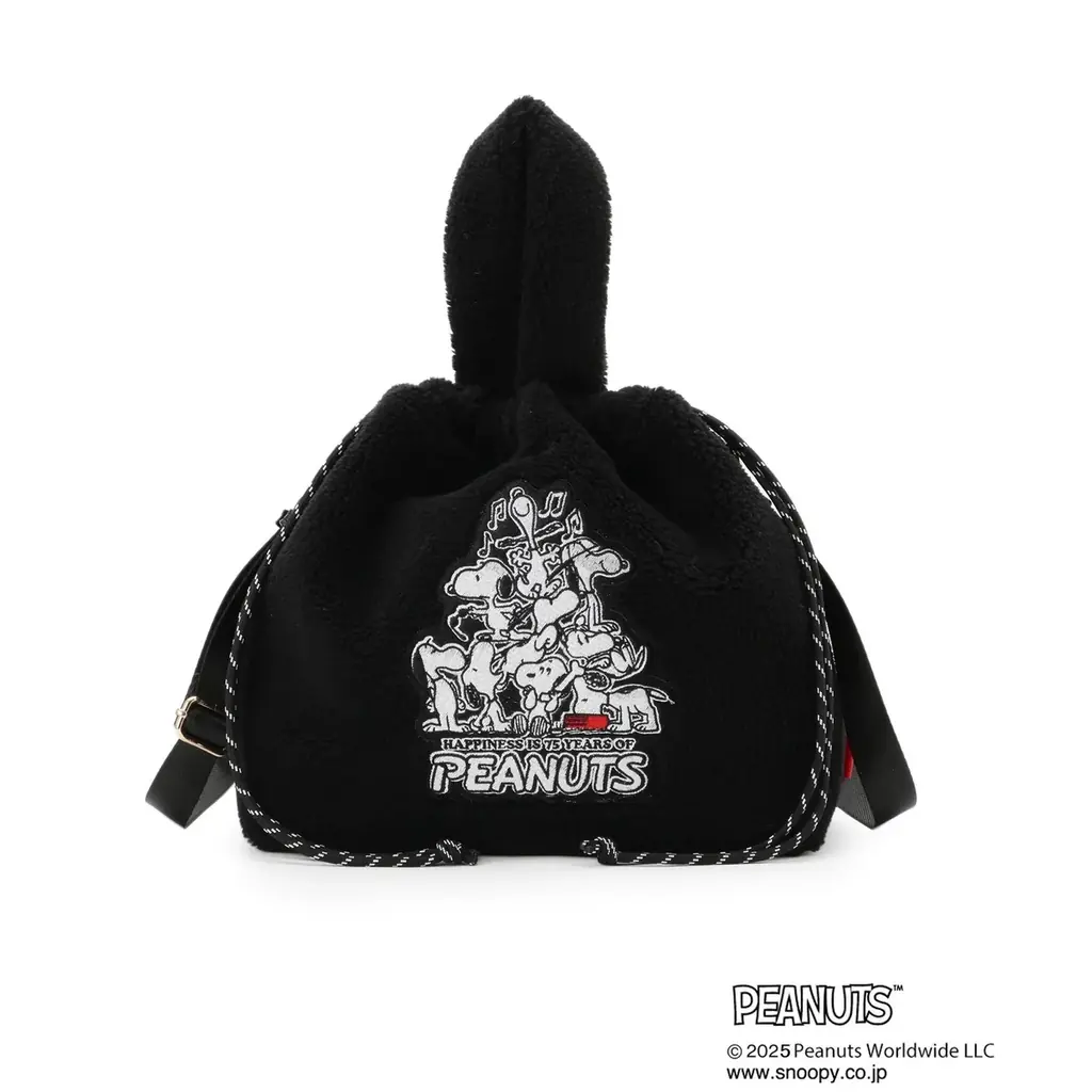 【grove】PEANUTSスペシャルコラボ！キュートな刺繍をデザインしたボアバッグを10月31日（金）より先行発売 画像 8