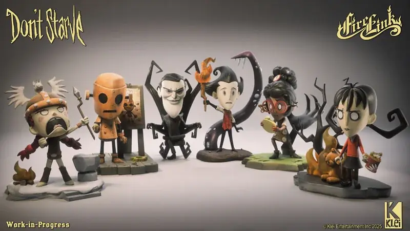 人気ゲーム「Don’t Starve」より、6人の偉大な冒険者たちがデフォルメフィギュア姿で登場。あみあみにて予約受付中。 画像 2