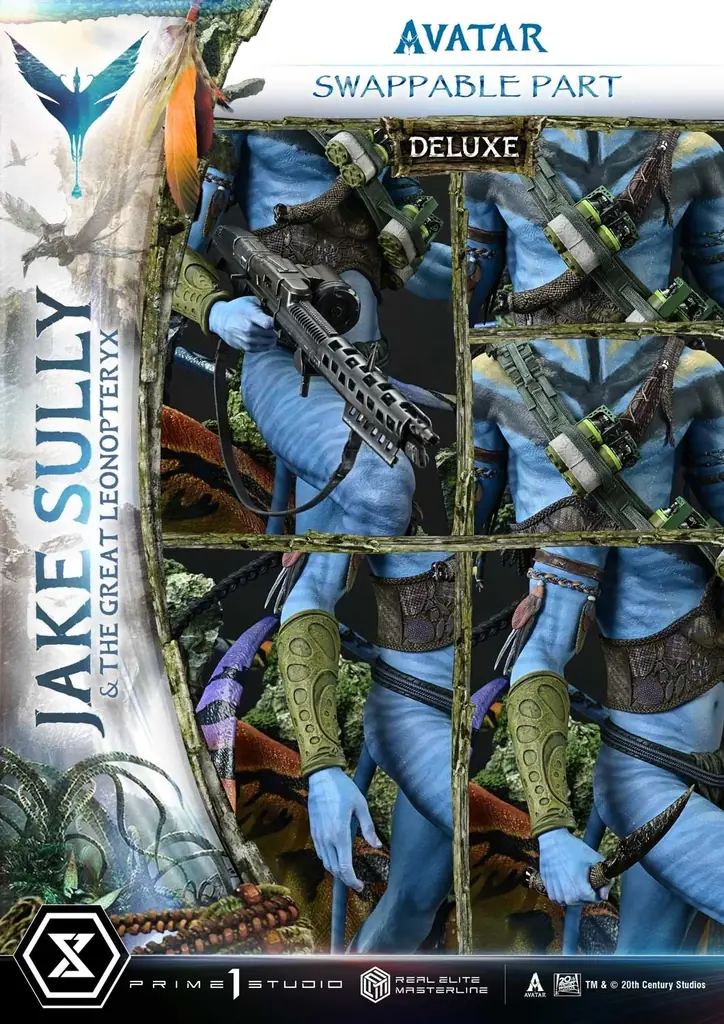 映画『アバター』から、「ジェイク・サリー＆グレート・レオノプテリクス」を1/4スケールで立体化 画像 12