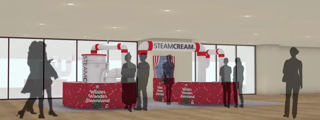 ひと足早いクリスマスの訪れ。有楽町マルイに「STEAMCREAM FACTORY」体験型POP-UP STOREがこの冬もOPEN！ 画像 1