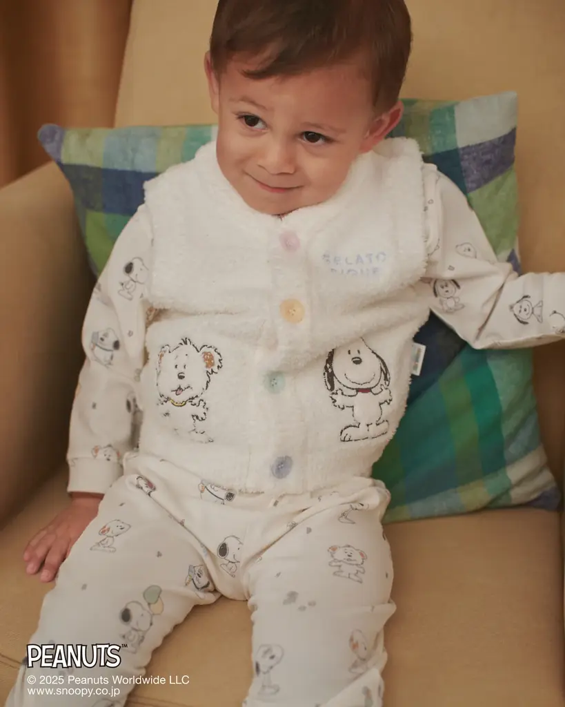 【GELATO PIQUE KIDS & BABY】PEANUTS・スヌーピーきょうだいたちの貴重なパピー時代のアートを使用したコラボレーションアイテムを11月7日に発売！ 画像 19