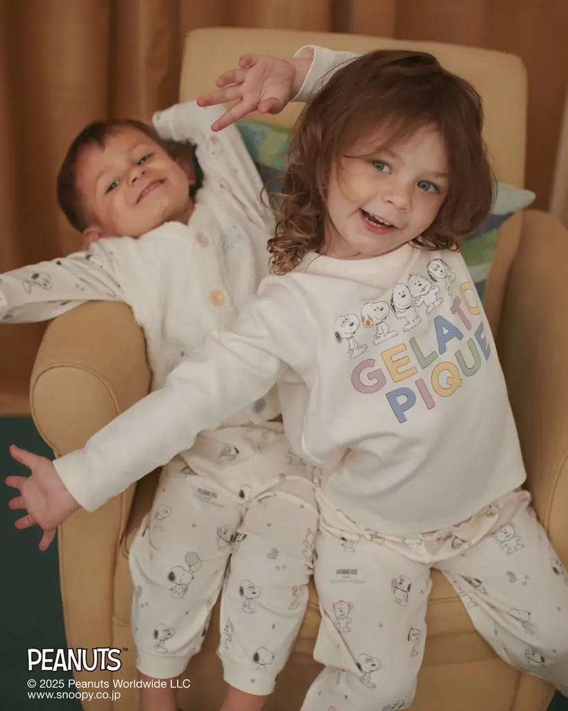 【GELATO PIQUE KIDS & BABY】PEANUTS・スヌーピーきょうだいたちの貴重なパピー時代のアートを使用したコラボレーションアイテムを11月7日に発売！ 画像 22