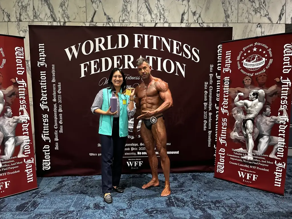「WFF Asia Grand Prix 2025 大阪大会」に出展決定！優勝選手も愛用する次世代ボディケアが注目の的に! 画像 1