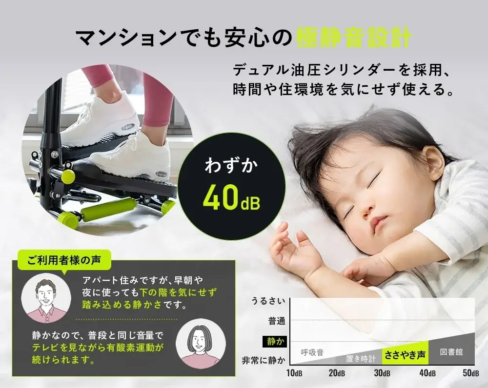 “ながら”で運動が手軽に続く。インテリアに溶け込む、エントリーモデルのハンドル付き4WAYステッパー「FITSTEP LITE」をローンチ 画像 6