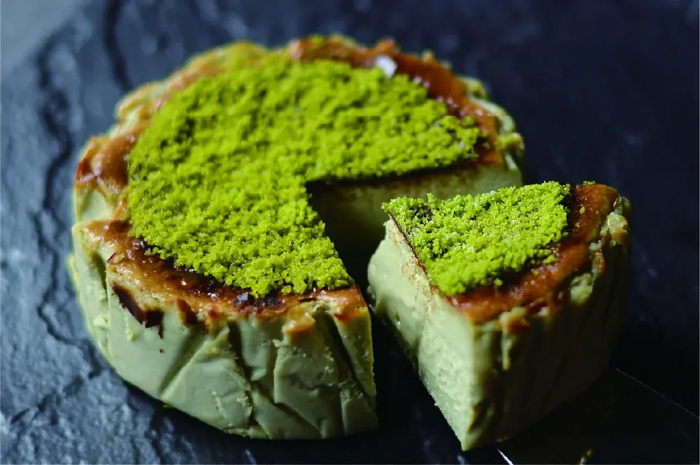 “緑の宝石”と称される世界最高峰シチリア産ピスタチオを贅沢に使用した特別なバスクチーズケーキが11月1日よりMakuakeにて新発売！｜バスクチーズ並木 画像 2