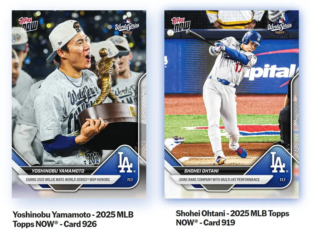 (速報）Topps株式会社が　Topps NOW新商品「Yoshinobu Yamamoto-2025 MLB Topps NOW®-Card 926」等複数商品の　期間限定発売開始を発表 画像 2