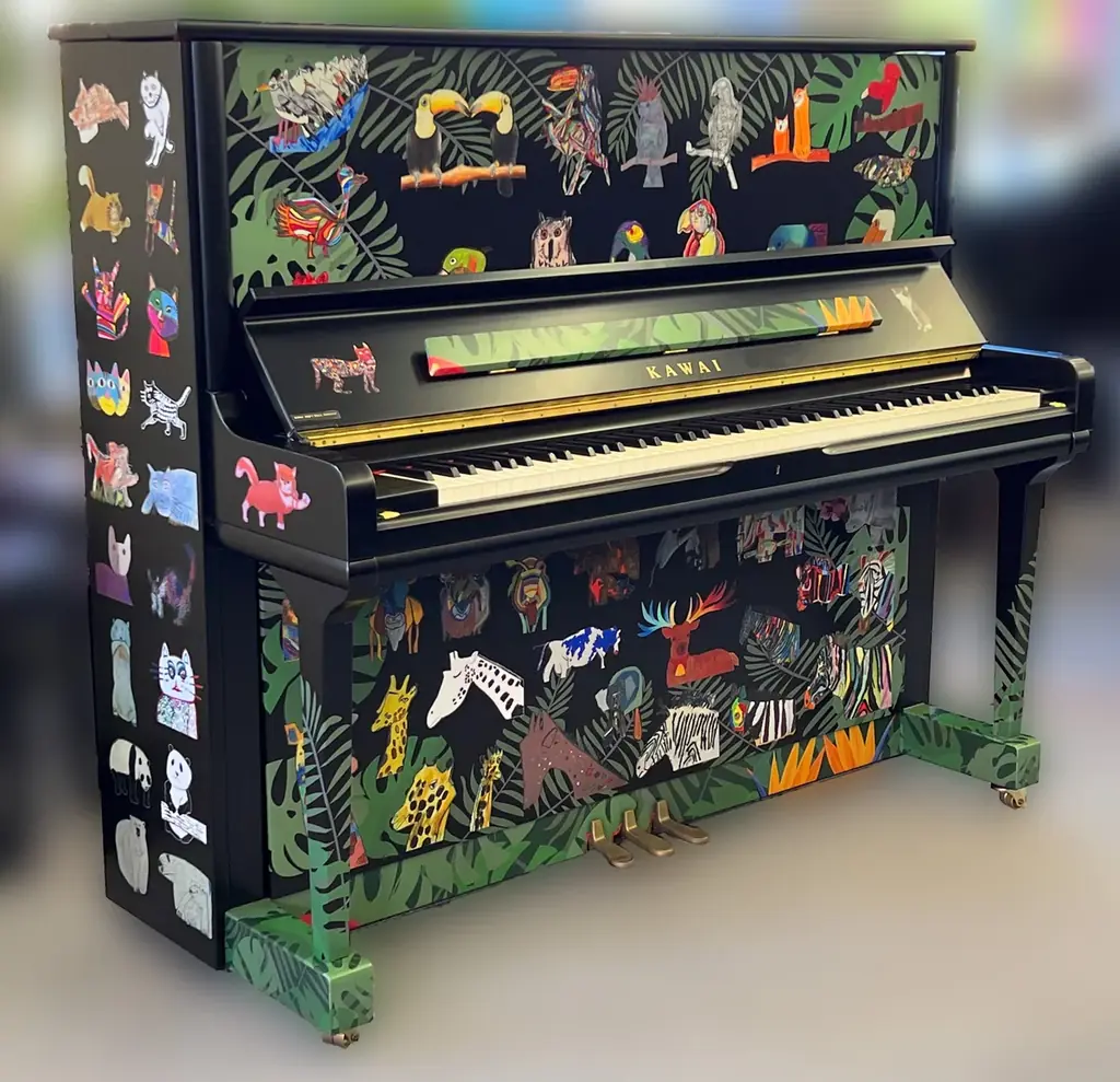 カワイ ラッピングピアノ公開