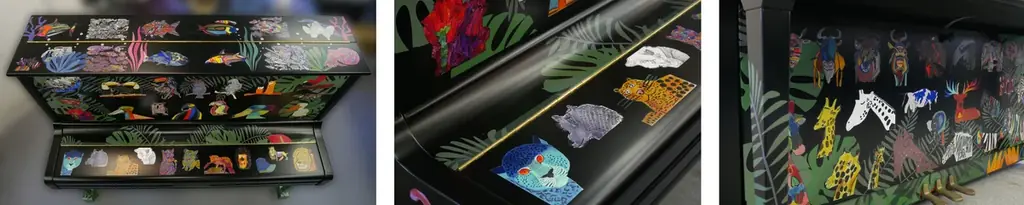 ワクワク（waC×2）する不思議なチカラをもったアート作品で彩られたラッピングピアノを公開 画像 2