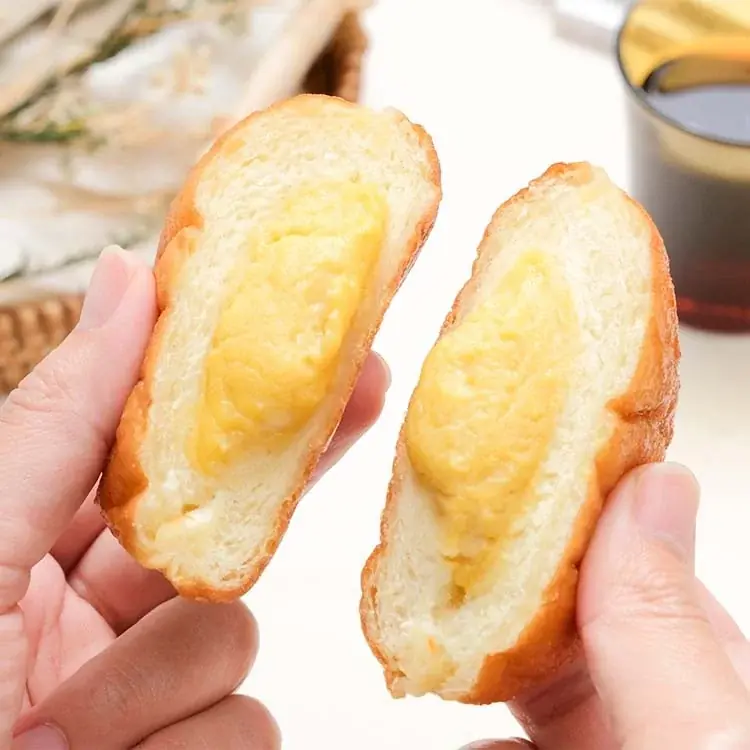 【もっちり・ふんわり】ハワイの定番スイーツをやさしい素材でアレンジ。『とろけるカスタードマラサダ』をスナックミーオンラインストアで期間限定発売 画像 3