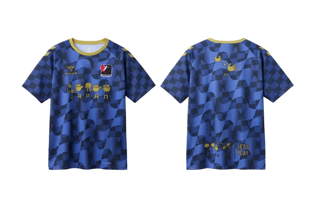 ヒュンメルがデフハンドボール男子日本代表、手話の入った代表ユニフォームを発表！ 画像 3