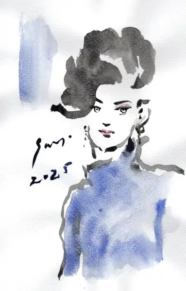 【たまプラーザ東急　4階　アートサロン】『福山小夜 作品展』桑田佳祐氏（サザンオールスターズ）の１stソロアルバムの強烈なジャケットを手掛けた福山氏の「今」を感じて。約35点の原画、版画を展示販売。 画像 3