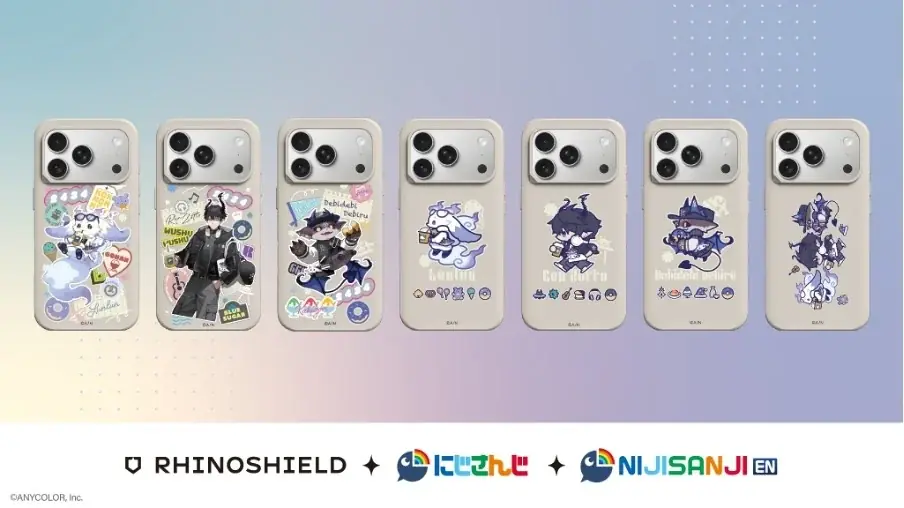 子会社IP mixer、台湾のスマホケースブランド「RHINOSHIELD」と、にじさんじ所属VTuberとのコラボレーション商品を販売開始！ 画像 2