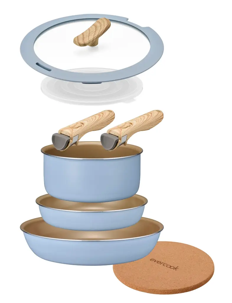 ツルすべの使い心地でリピーター多数の『evercook（エバークック）』より暮らしにフィットする着脱式フライパンが軽くなってリニューアル 画像 10