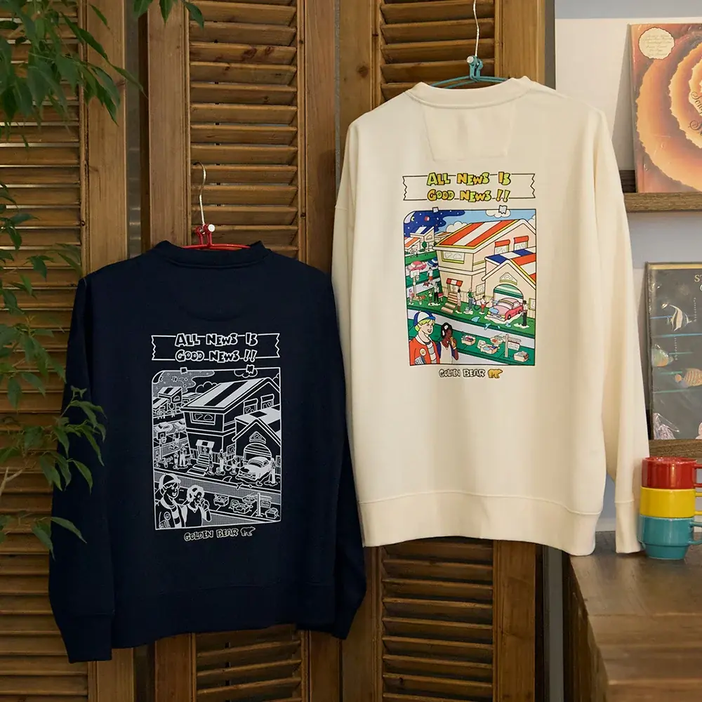 Golden Bear meets YUTAKA NOJIMA コラボレーションスウェットを発売 画像 3