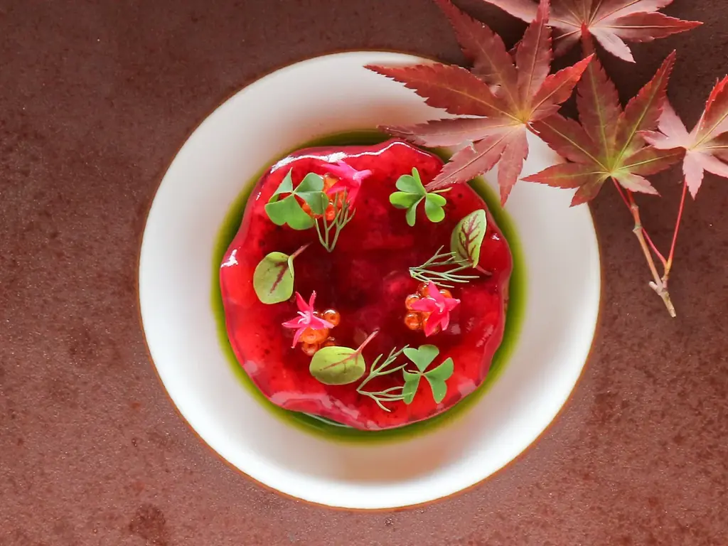 【ガーデンレストラン徳川園】紅葉祭タイアップコース「Éclats d’Automne」11月14日（金）より提供開始！ 希少な技術で柔らさを保った“あいち鴨”をメインに秋の味覚を堪能 画像 4