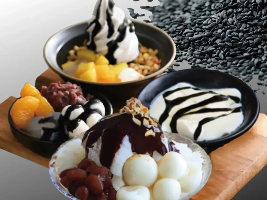 【ニラックスブッフェでスイーツを満喫♪】11/14-11/30の限定メニュー！スイーツコーナーに『沼る！魅惑の黒ごまソース』が登場！今年のブラックフライデーは“ブラックスイーツ”の食べ放題を楽しもう！ 画像 3